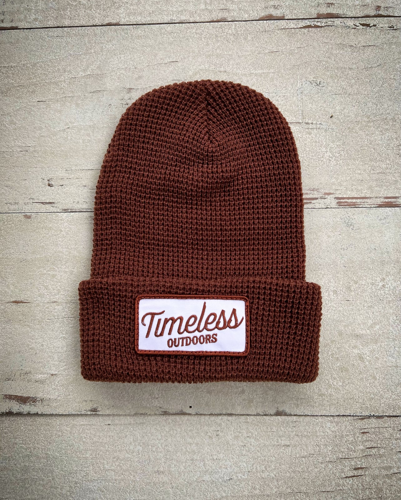 Heritage Logo Waffle Cuffed Beanie